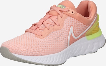 Chaussure de course 'Miler 3' NIKE en rose : devant