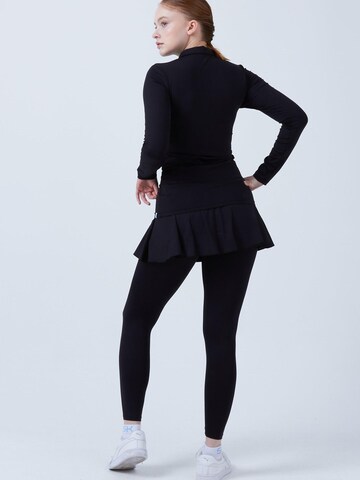 SPORTKIND Funktionsshirt 'Poloshirt Langarm'‌‌‌‌‌‌ in Schwarz