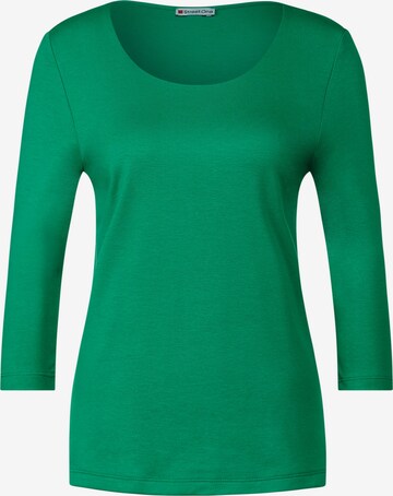 STREET ONE Shirt in Groen: voorkant