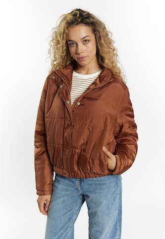 MYMO Between-season jacket in Brown: front