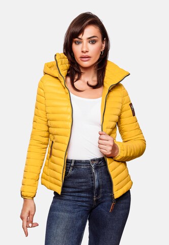 MARIKOO Between-season jacket 'Löwenbaby' in Yellow