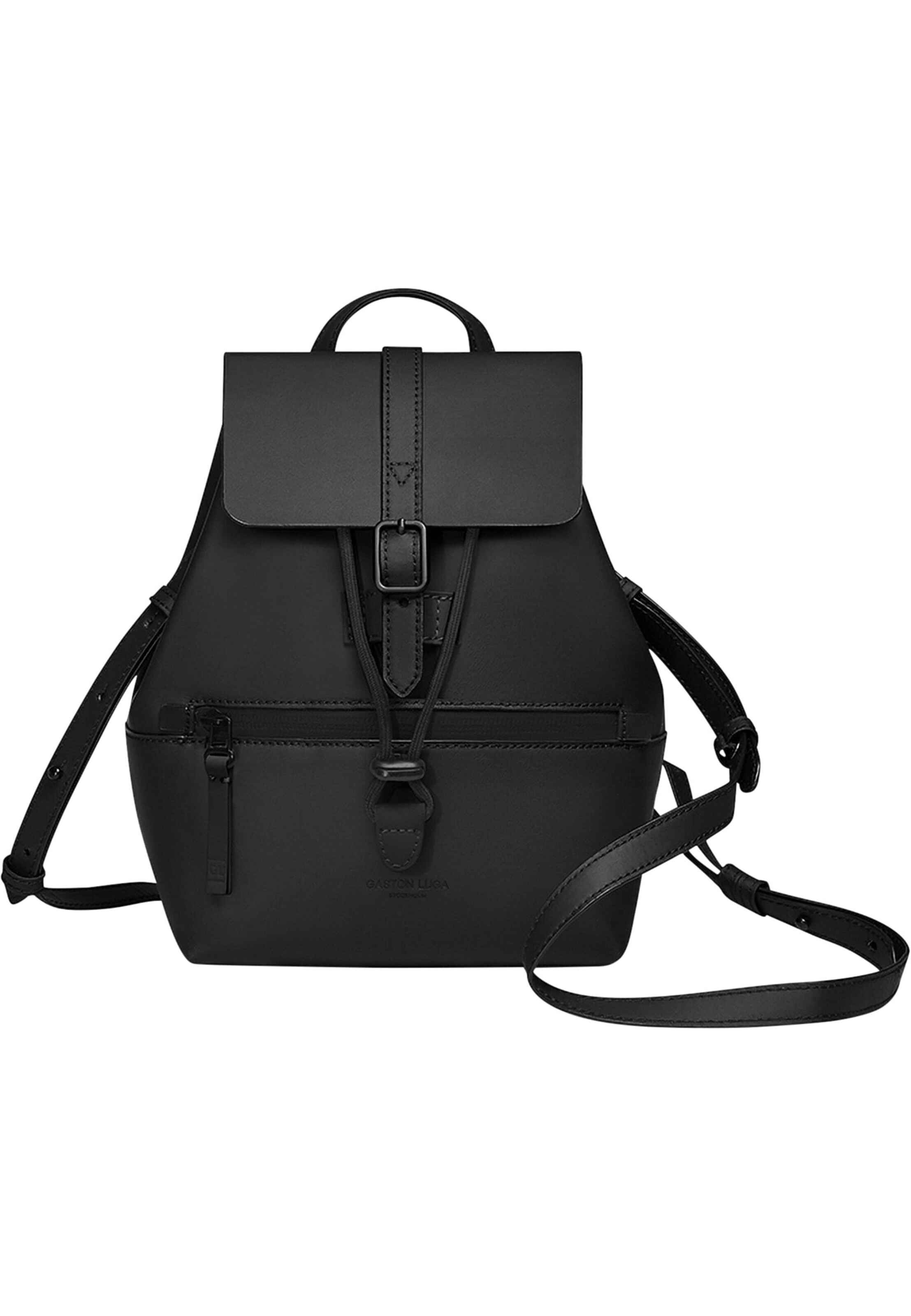 Gaston Luga Backpack 'Gala 2.0' in Black: front