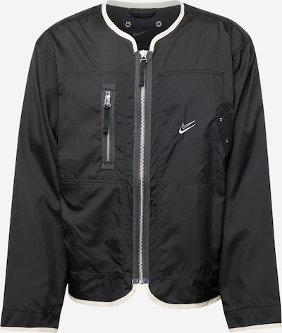 NIKE Chaqueta deportiva en negro / blanco, Vista del producto