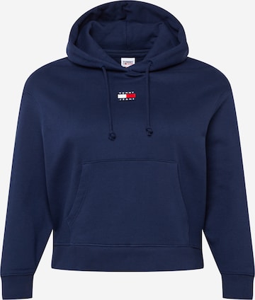 Tommy Jeans Curve - Sudadera en azul: frente