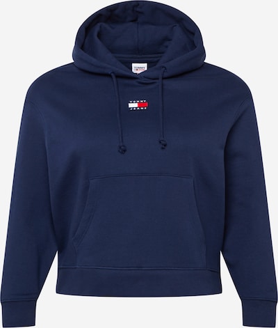 Tommy Jeans Curve Sweater majica u mornarsko plava / vatreno crvena / bijela, Pregled proizvoda
