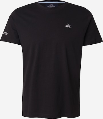 La Martina Tričko - Čierna: predná strana