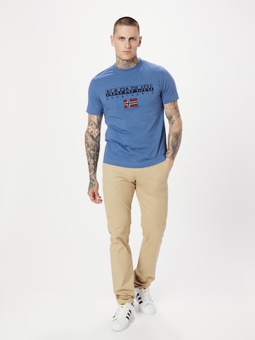 NAPAPIJRI Shirt 'AYAS' in Blauw