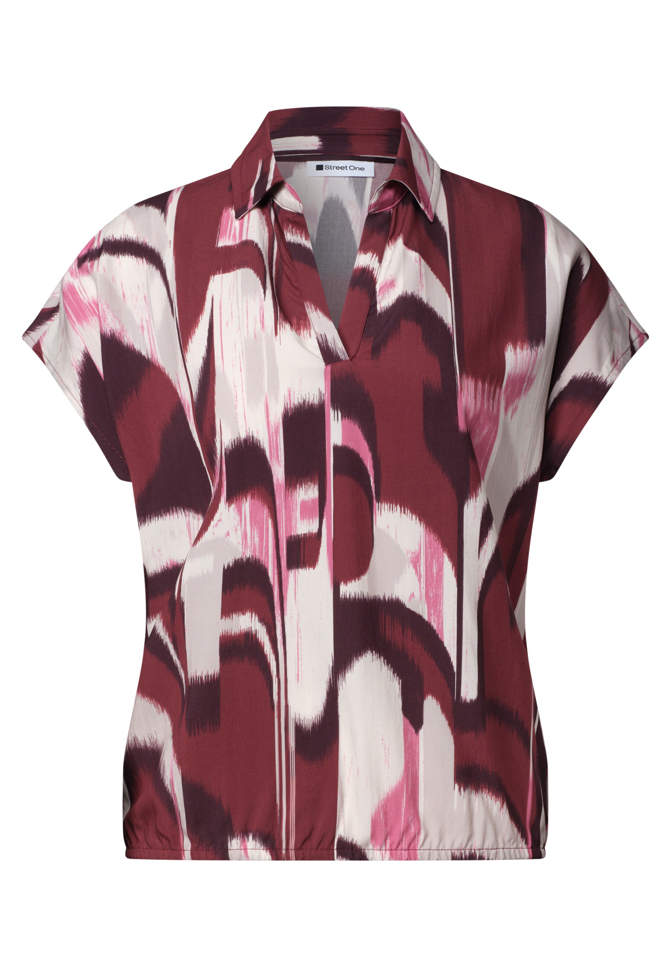 STREET ONE Bluse in Rot: Vorderseite