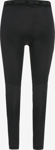 JAY-PI Skinny Sporthose in Schwarz