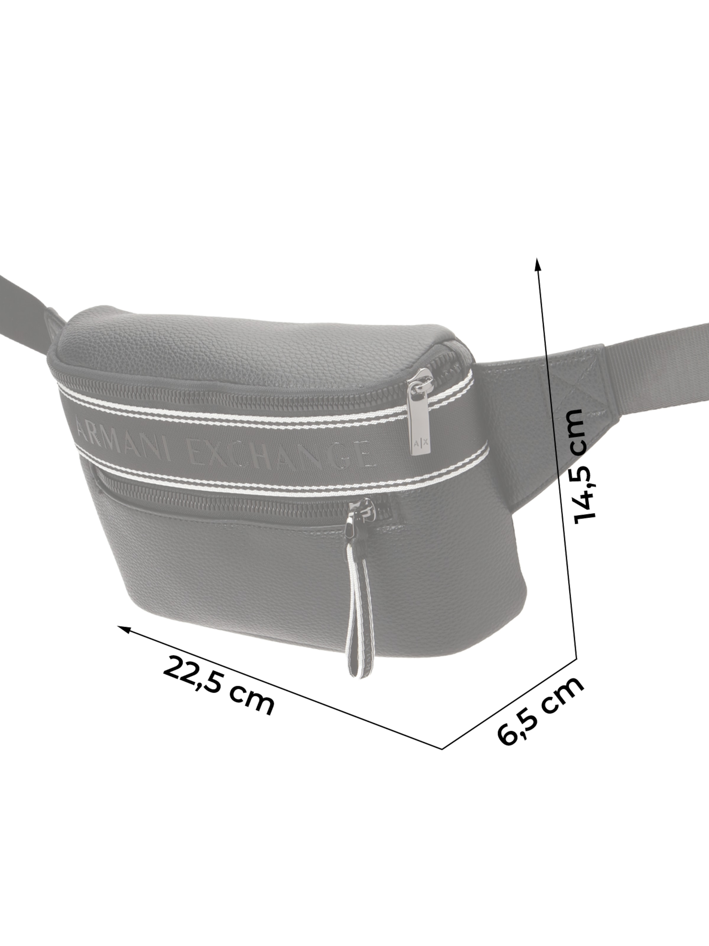 Sacs banane 'IAN' ARMANI EXCHANGE en noir