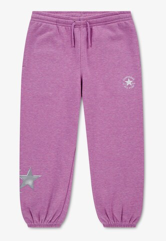 CONVERSE regular Bukser 'CNVG' i pink: forside