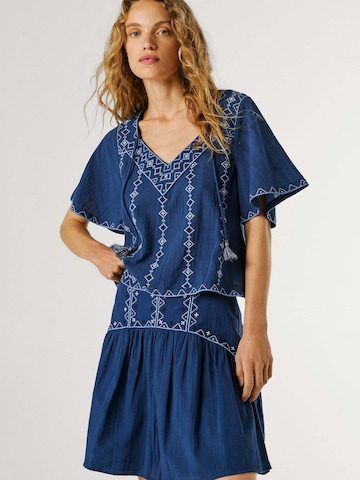 Pepe Jeans Rok 'Denver' in Blauw