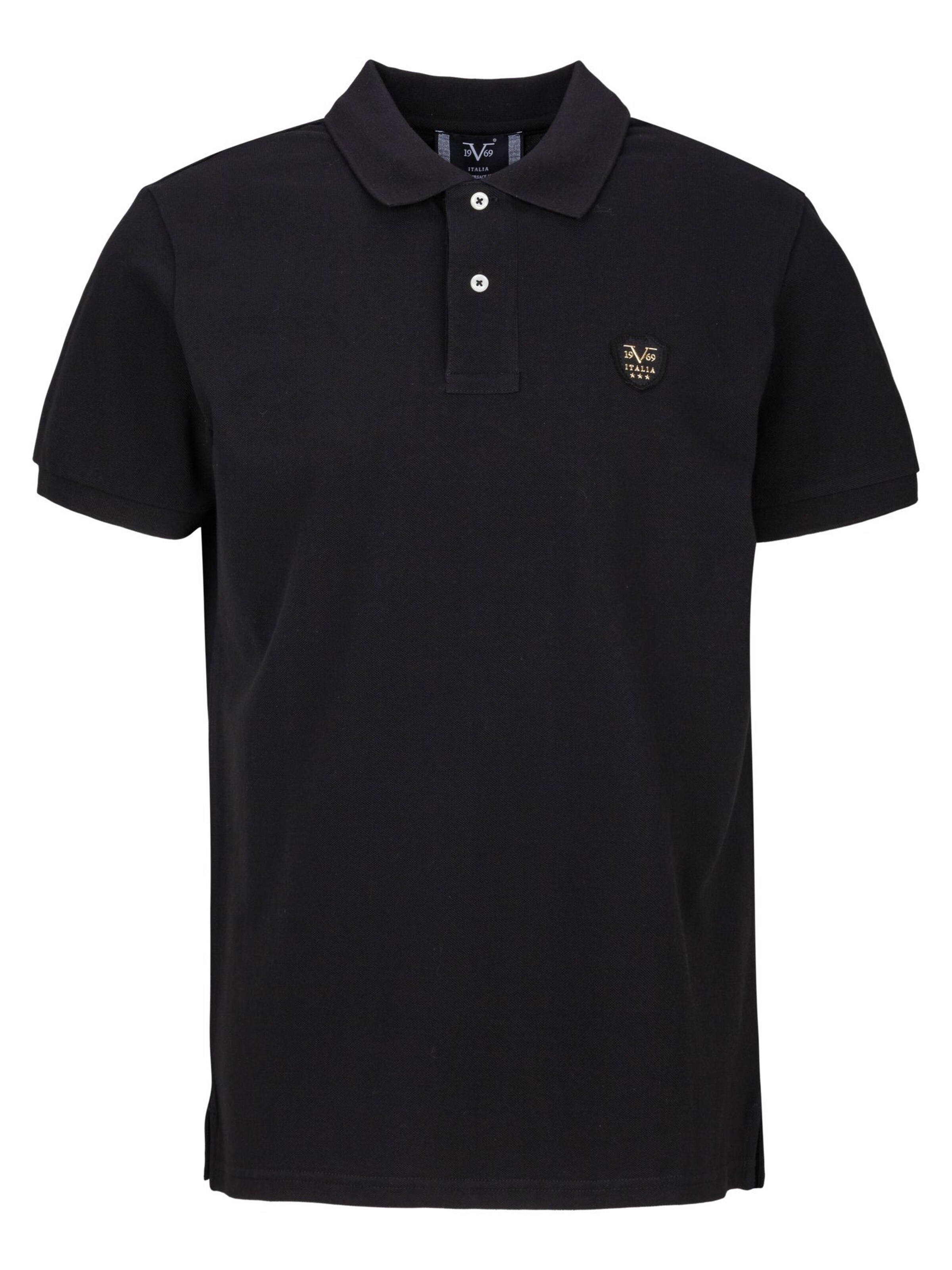 19V69 ITALIA Särk 'Emilio', värv must: eest vaates