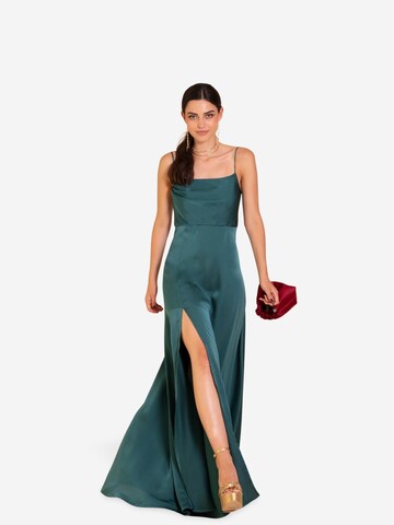 THE-ARE - Vestido em verde: frente