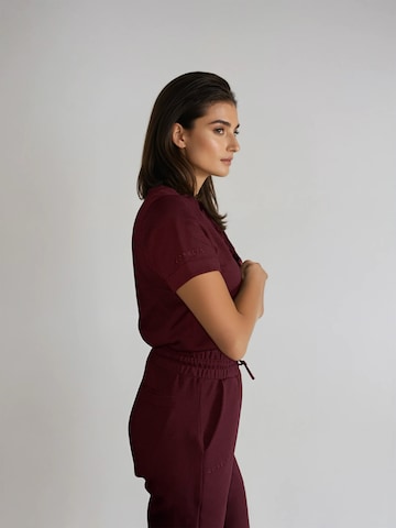 Eoselio - Camisa 'Classic Heavyweight' em vermelho