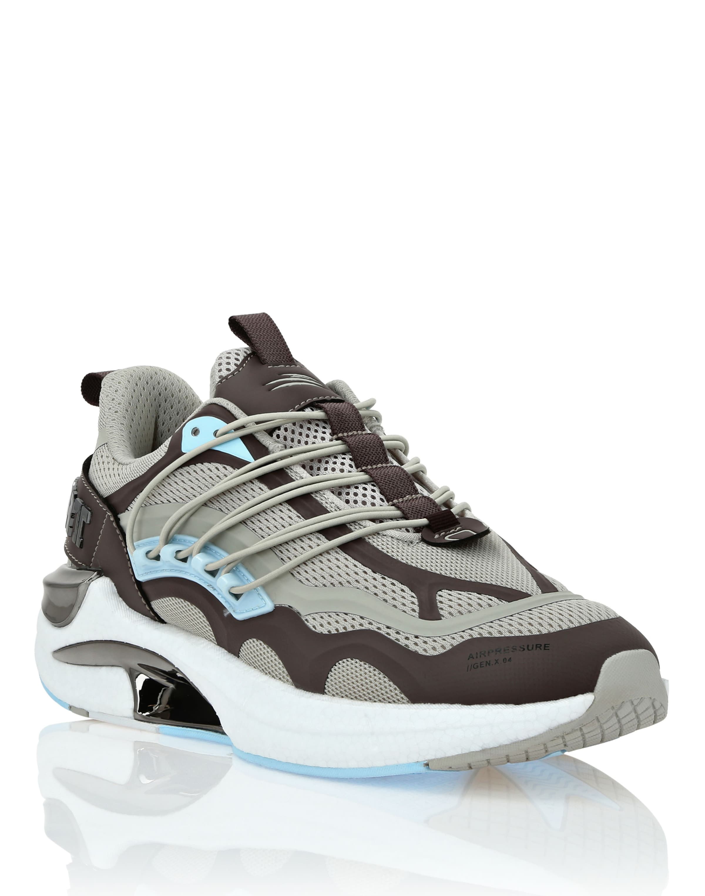 Plein Sport Sneakers laag 'Air Pressure //Gen.x.4' in Beige