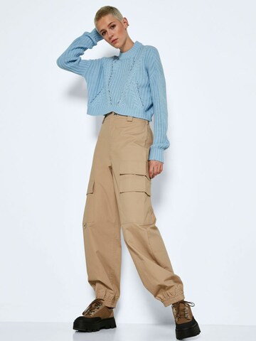 Noisy may Loose fit Cargo Pants in Beige