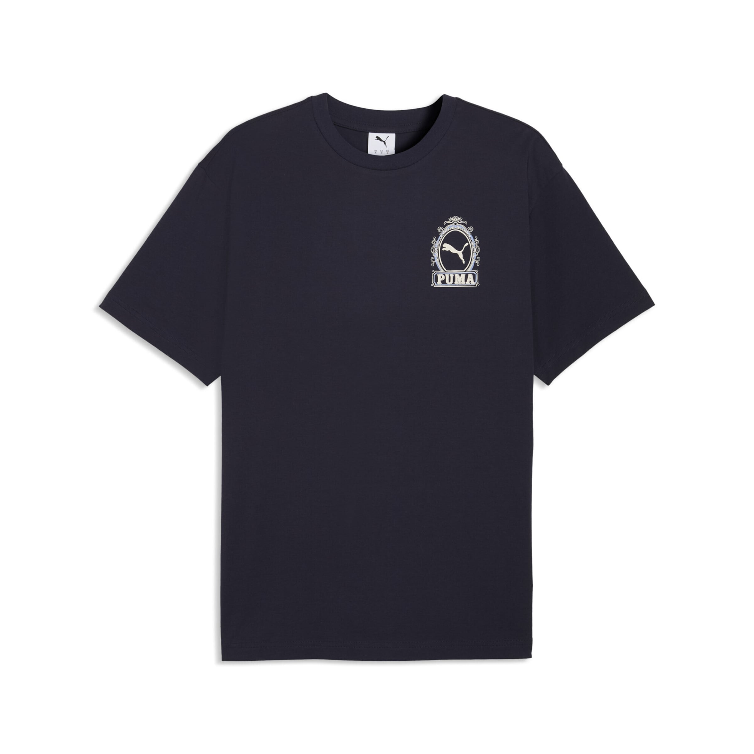 PUMA Shirt in Navy / Light blue / White, Item view