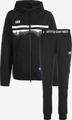 OUTFITTER Tracksuit in Black: front