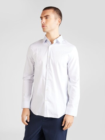 Banana Republic Slim fit Overhemd in Wit: voorkant