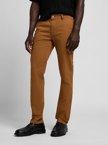 yazubi Slimfit Hose 'Dustin' in Beige: Vorderseite