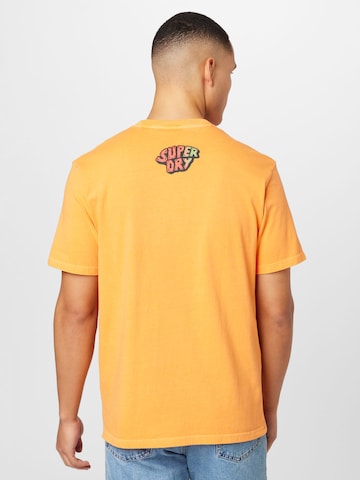 Tricou de la Superdry pe portocaliu