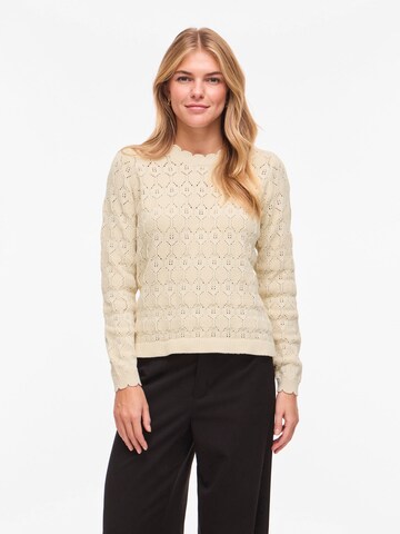 VILA Pullover 'VILowen' i beige: forside