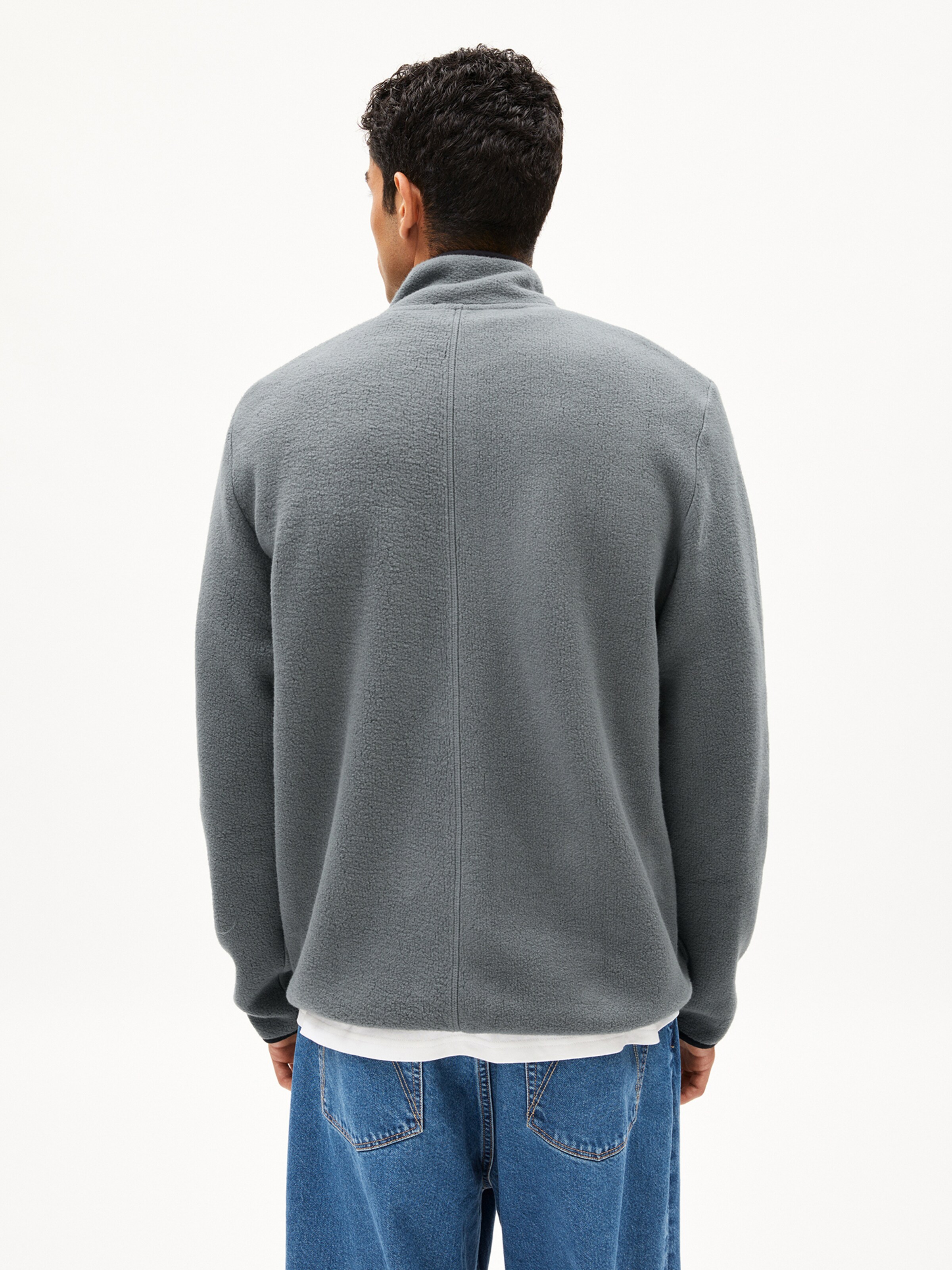 ARMEDANGELS Fleecejacke 'AABLEO ' in Grau