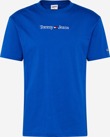 T-Shirt Tommy Jeans en bleu : devant