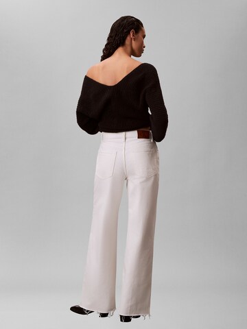 Wide Leg Jean Calvin Klein Jeans en blanc