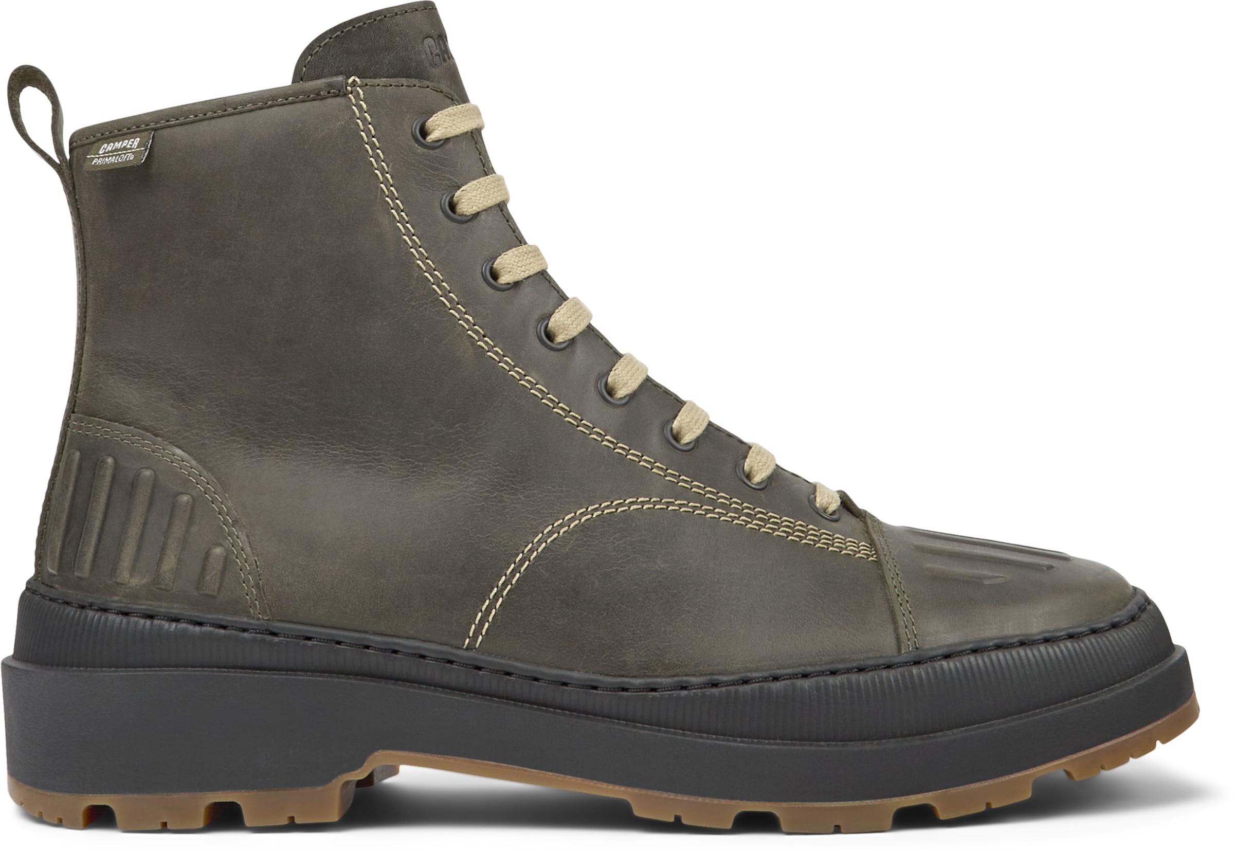 Boots stringati 'Brutus Trek' di CAMPER in verde