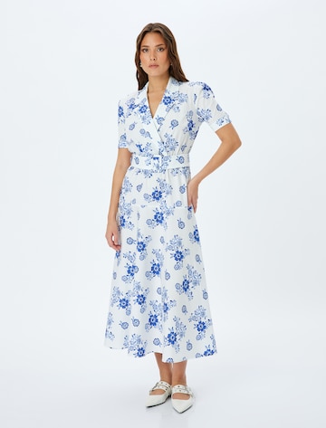 Koton Blousejurk in Blauw: voorkant