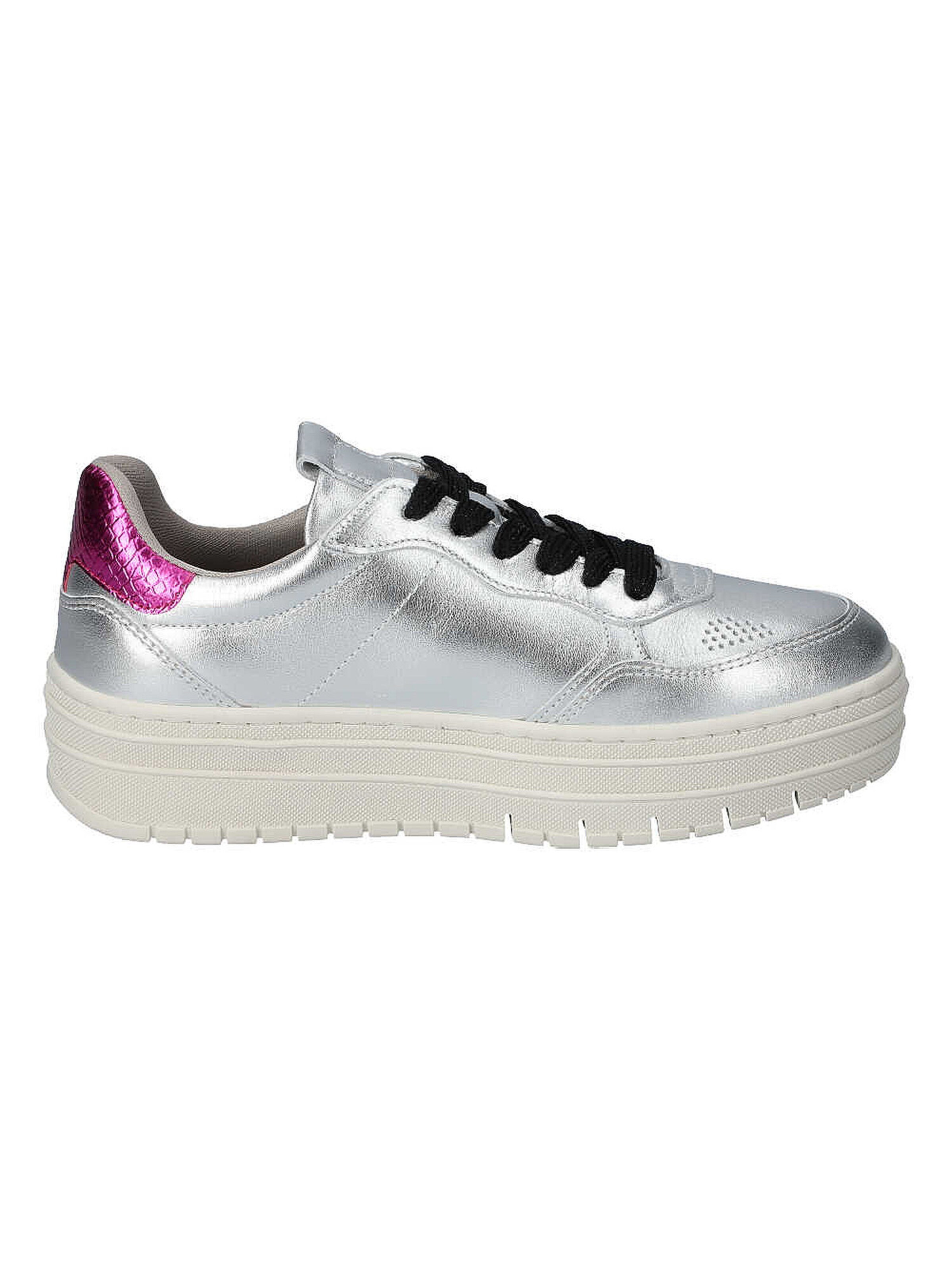 Tamaris Sneakers laag in Zilver