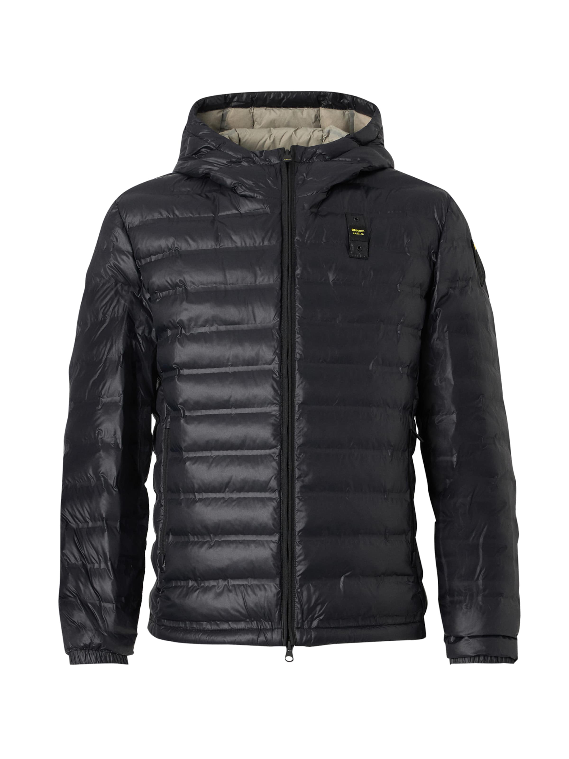 Blauer.USAPrijelazna jakna 'CHARLES' - crna boja: prednji dio