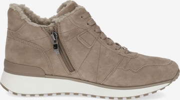 Sneaker alta di CAPRICE in beige