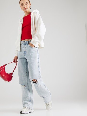 LEVI'S ® Sweat jacket 'Everyday Zip Hoodie' in White