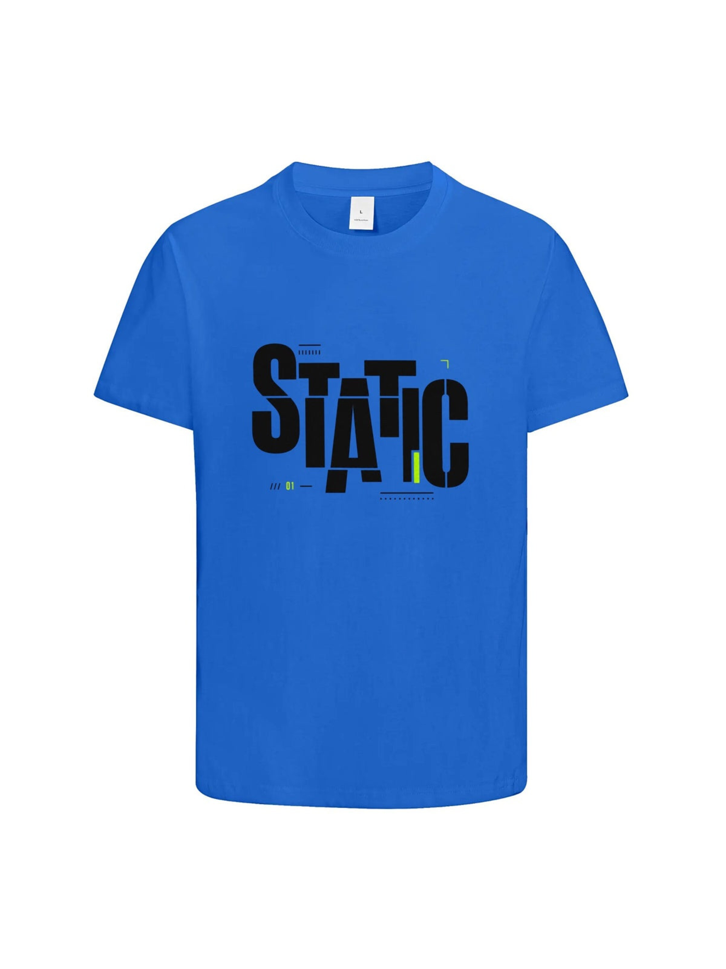HUSKSWARE Shirt 'T-Shirt mit Motivprint'‌‌‌‌‌‌‌ in Blau: Vorderseite