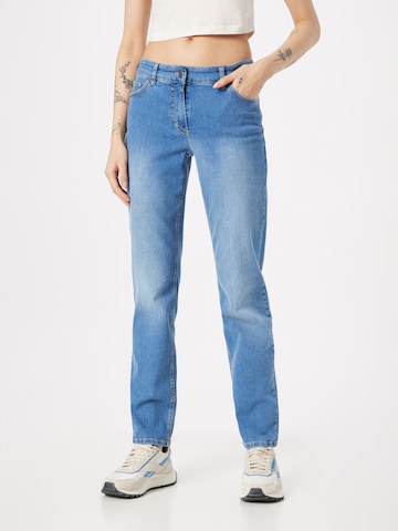 Coupe slim Jean GERRY WEBER en bleu : devant