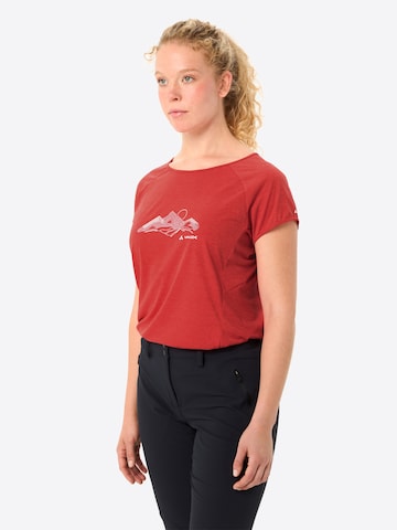 VAUDE Performance shirt 'Tekoa' in Red