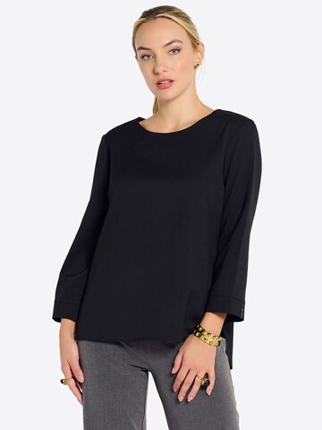 Camicia da donna 'Florence' di Jascha Stockholm in nero: frontale