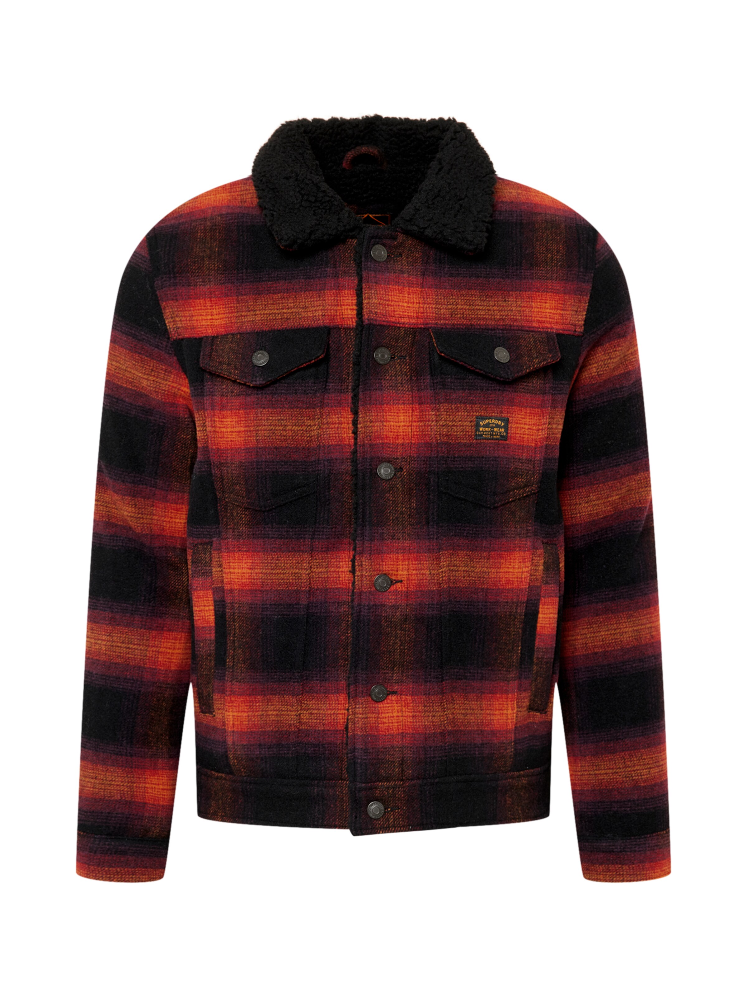 Superdry Jacke 'Highwayman' in Schwarz: Vorderseite