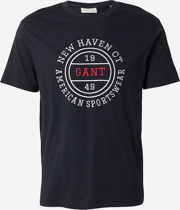 GANT Тениска в черно: отпред