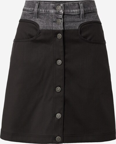 DIESEL Skirt 'O-LIA' in Grey denim / Black, Item view