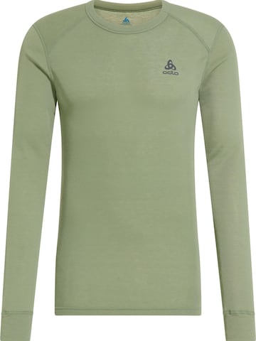 ODLO Base Layer 'ACTIVE WARM' in Grün: Vorderseite