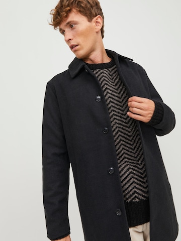 JACK & JONES Between-Seasons Coat 'ZAC' in Black