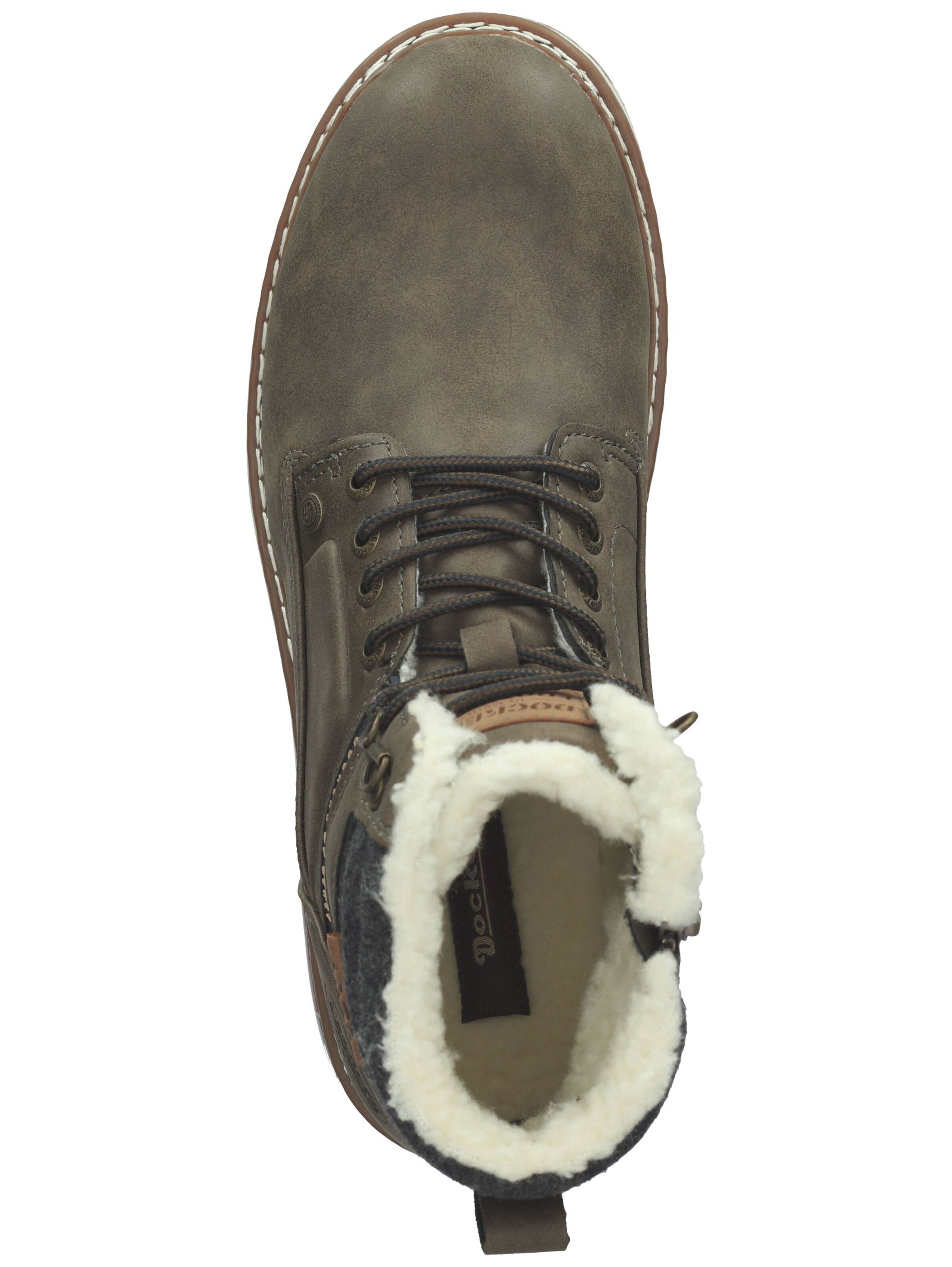 Bottines à lacets Dockers by Gerli en vert