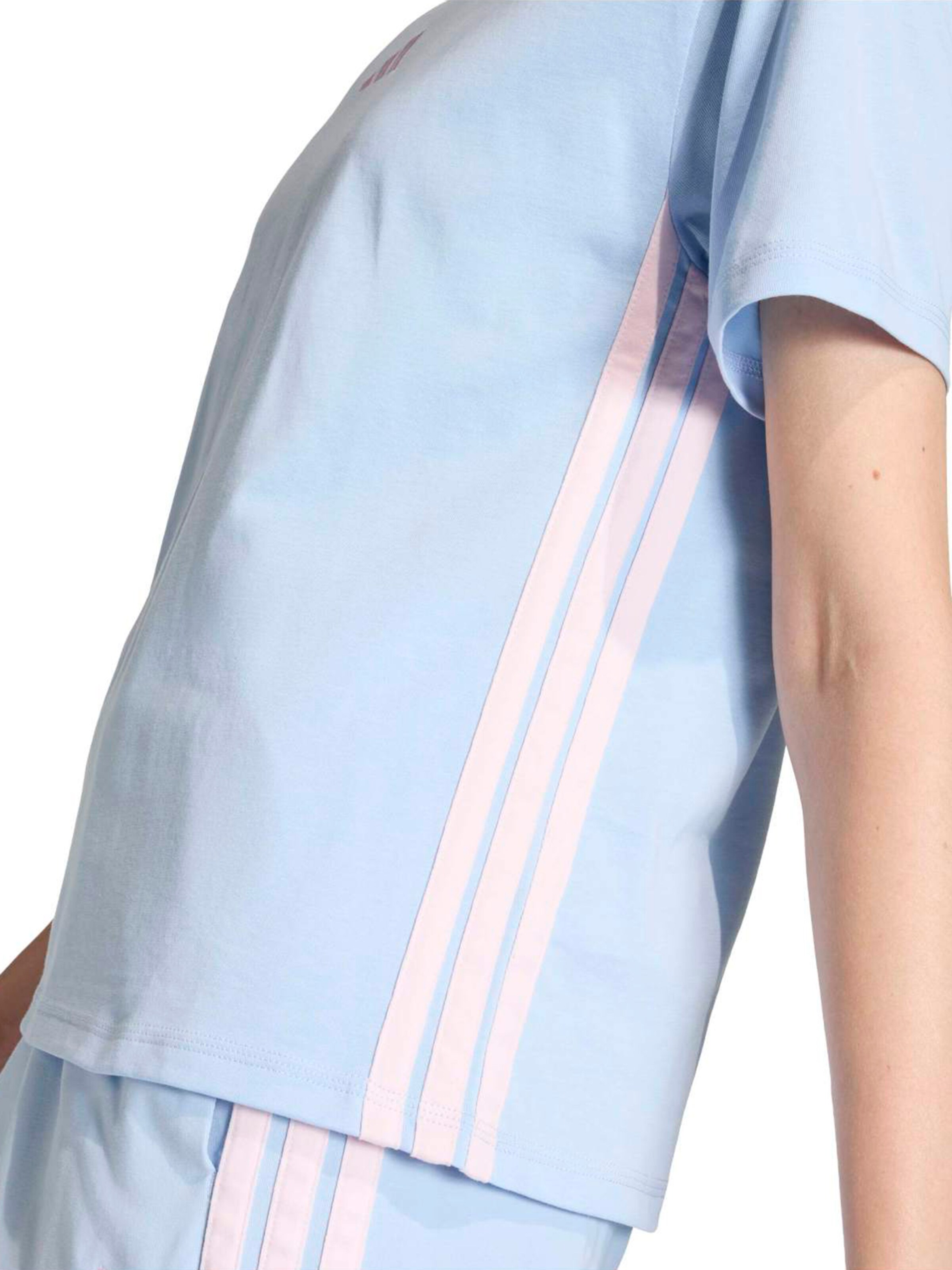 ADIDAS SPORTSWEAR Функционална тениска 'Essentials' в синьо