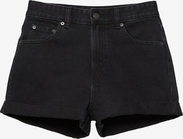Pull&BearBaggy Traperice - crna boja: prednji dio