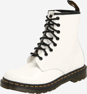 Dr. Martens Lace-up bootie '1460' in White: front