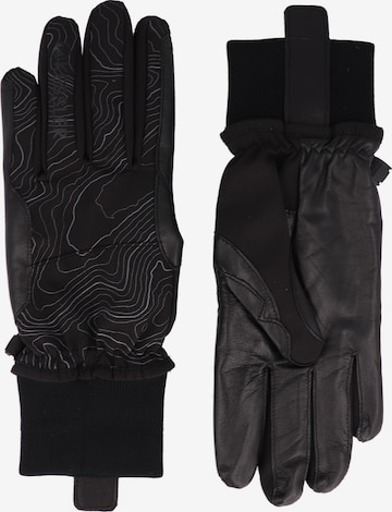 KESSLER Vingerhandschoenen 'Hafjell ' in Zwart: voorkant